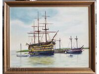 Picture Intrepid of Pirates of the Caribbean English ship oil