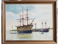Picture Intrepid of Pirates of the Caribbean English ship oil