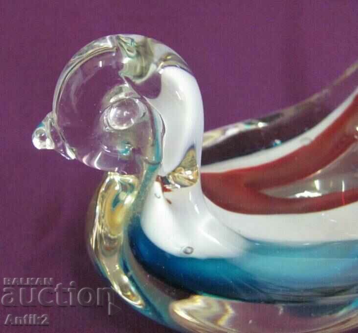 Delivery of Vintich Murano Crystal Glass Swallow