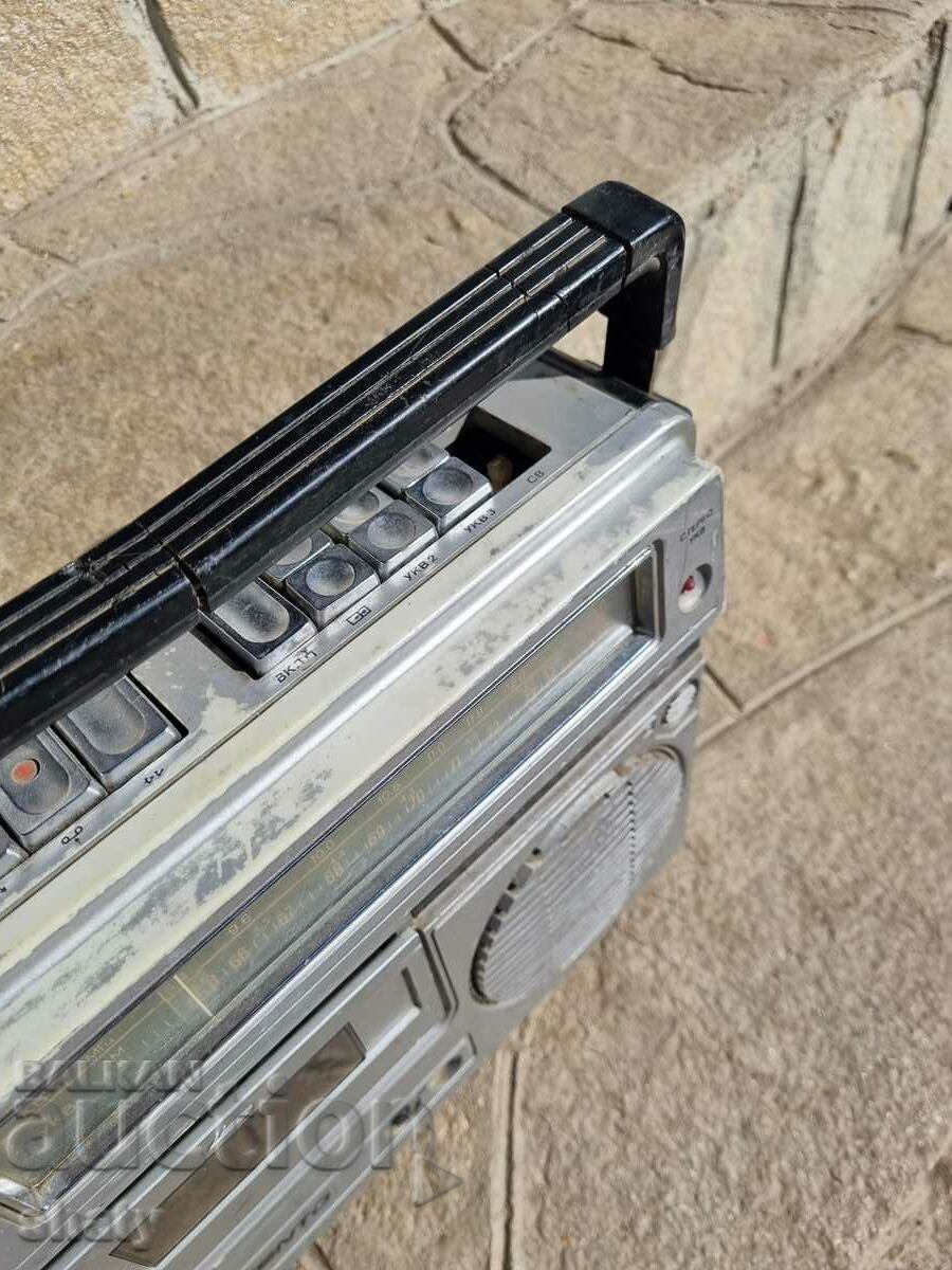 Old Russian cassette player. - 6 Old Russian cassette player. - 6