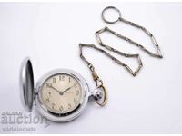 Vintage ρολόι τσέπης MOLNIYA USSR - λειτουργεί