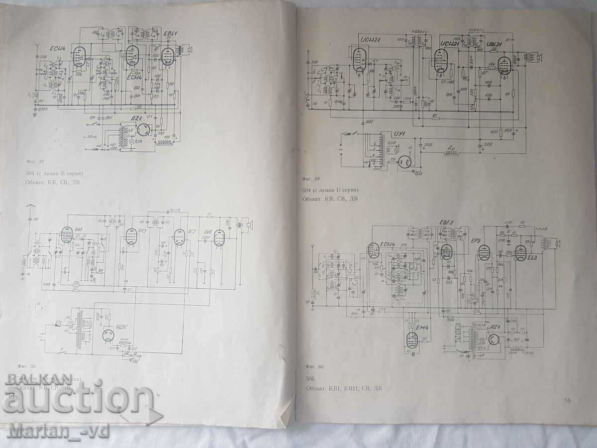 Delivery of Schematic book for old radios