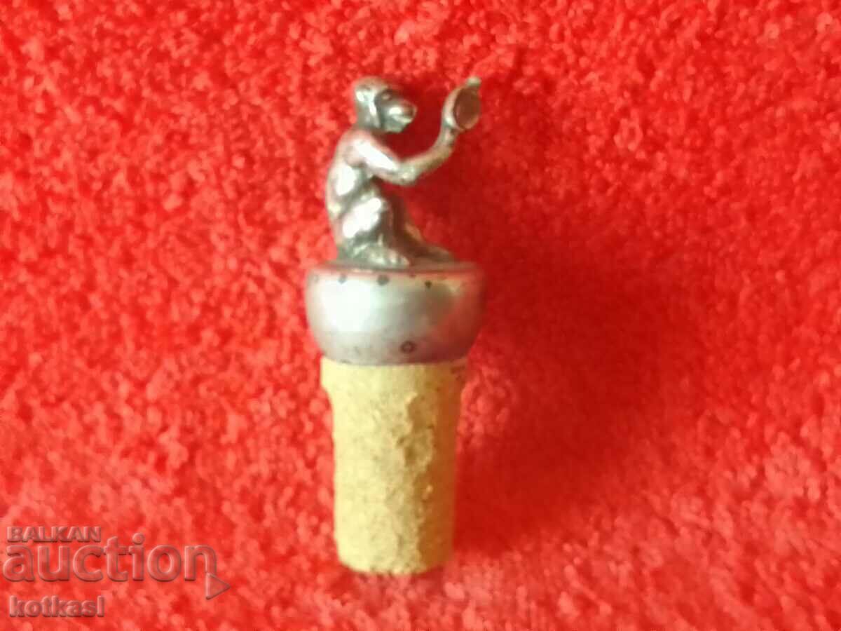 Auction Bottle cap with a metal figure of a Monkey Auction Bottle cap with a metal figure of a Monkey