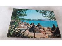 Postcard Mallorca Detail of the Beach 1964
