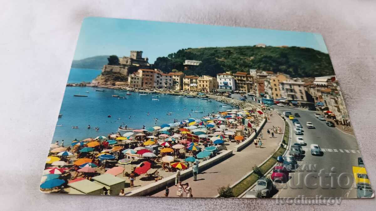 San Terenzo The Bathing Hour 1964 postcard