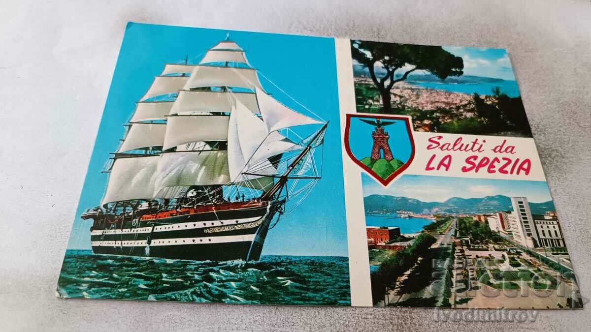 Пощенска картичка Ginocchio - La Spezia