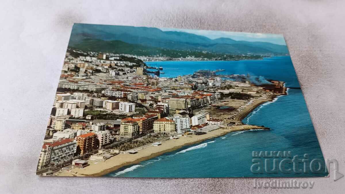 Postcard Savona View from the Airplane