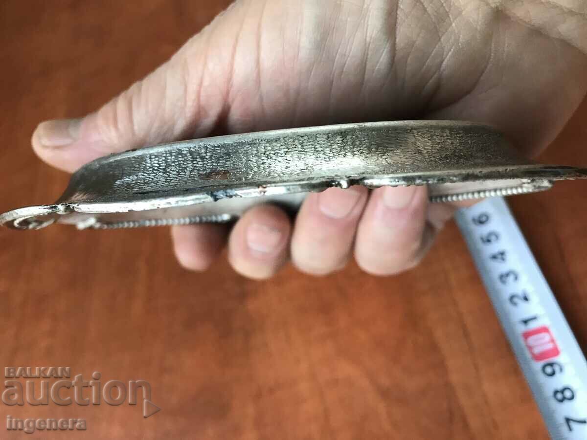 ASHTRAY ANTIQUE COPPER ALLOY PARIS RELIEF with price 17.00 BGN | € 8.69