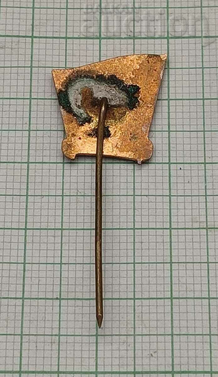 LENIN 40 OCTOBER BADGE 1957 enamel with price 8.00 BGN | € 4.09 LENIN 40 OCTOBER BADGE 1957 enamel with price 8.00 BGN | € 4.09