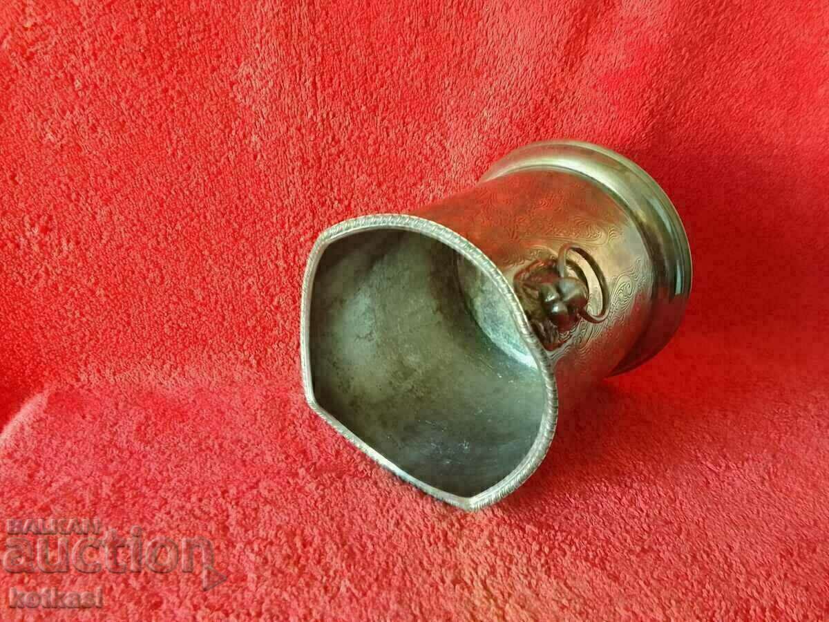 Delivery of Old England SHEFFIELD Lion Heads Silver Plated Champagner Delivery of Old England SHEFFIELD Lion Heads Silver Plated Champagner