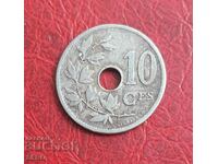 Белгия-10 цента 1904