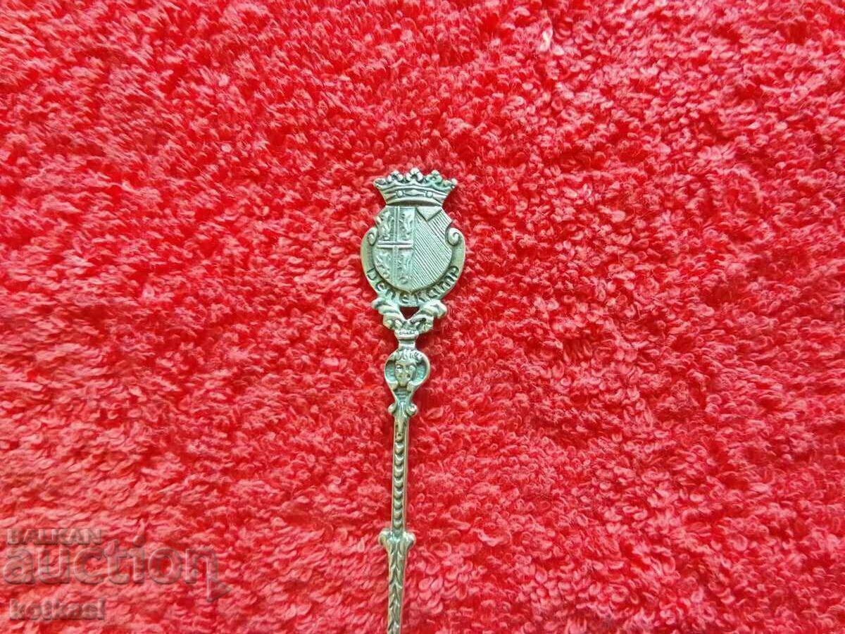 Old beautiful silver spoon inscriptions - 5 Old beautiful silver spoon inscriptions - 5