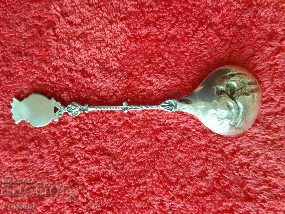 Old beautiful silver spoon inscriptions - 6 Old beautiful silver spoon inscriptions - 6