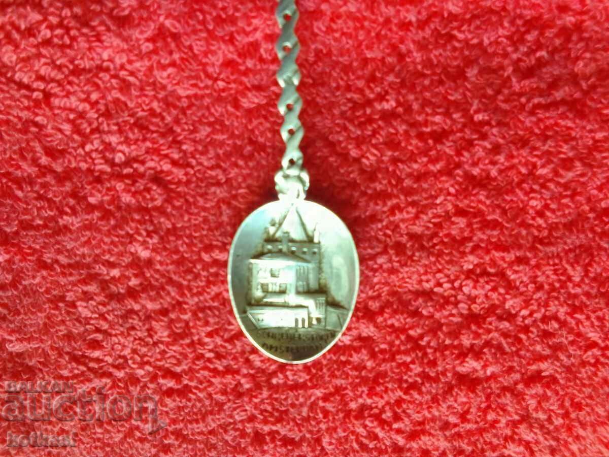 Beautiful old silver spoon inscribed Amsterdam - 5