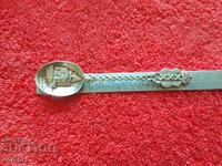 Beautiful old silver spoon inscribed Amsterdam