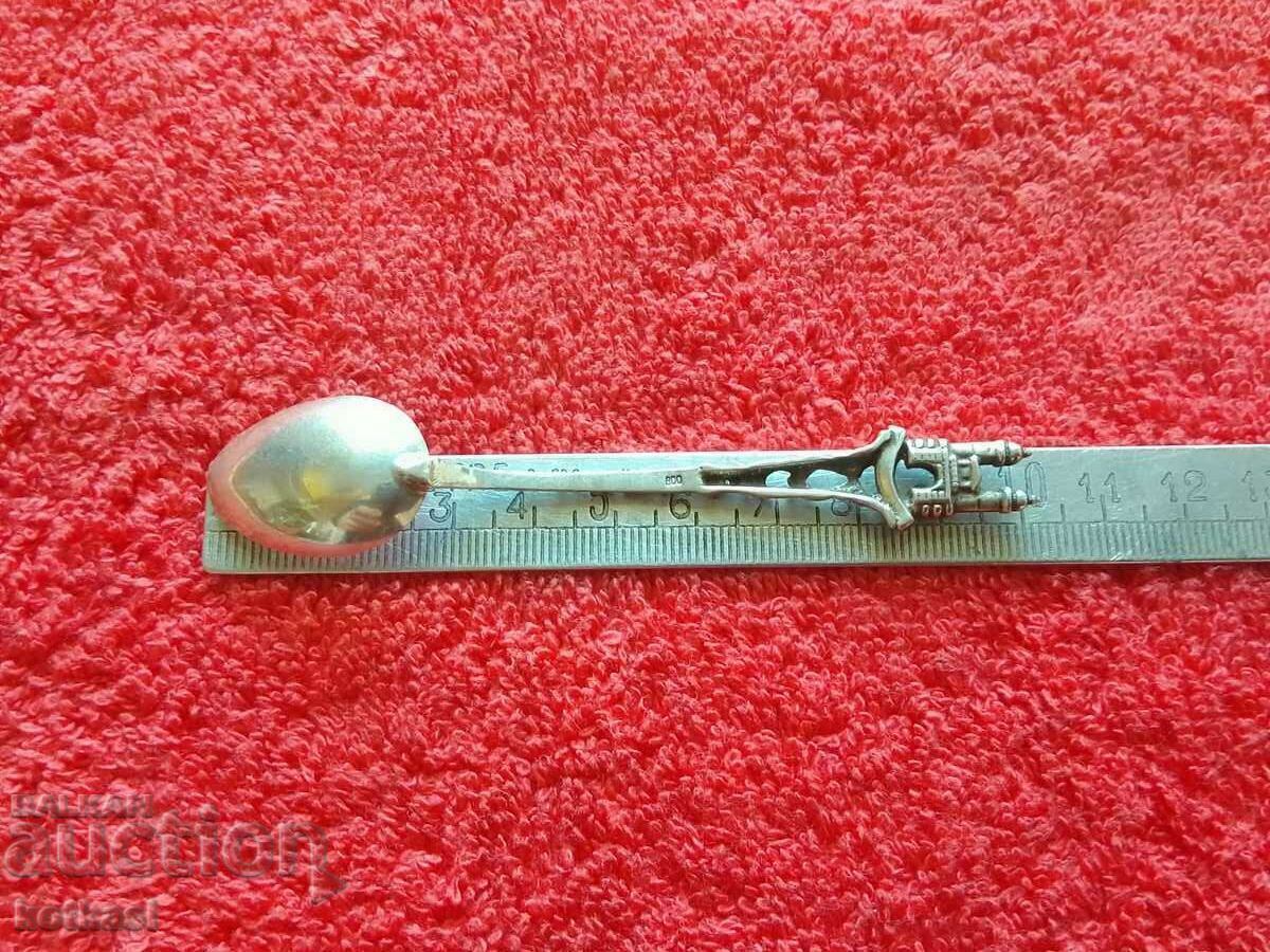 Old small beautiful silver 800 spoon marked HEIDELBERG with price 55.50 BGN | € 28.38 Old small beautiful silver 800 spoon marked HEIDELBERG with price 55.50 BGN | € 28.38
