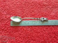 Veche mică lingură frumoasă din argint 800 marcată HEIDELBERG