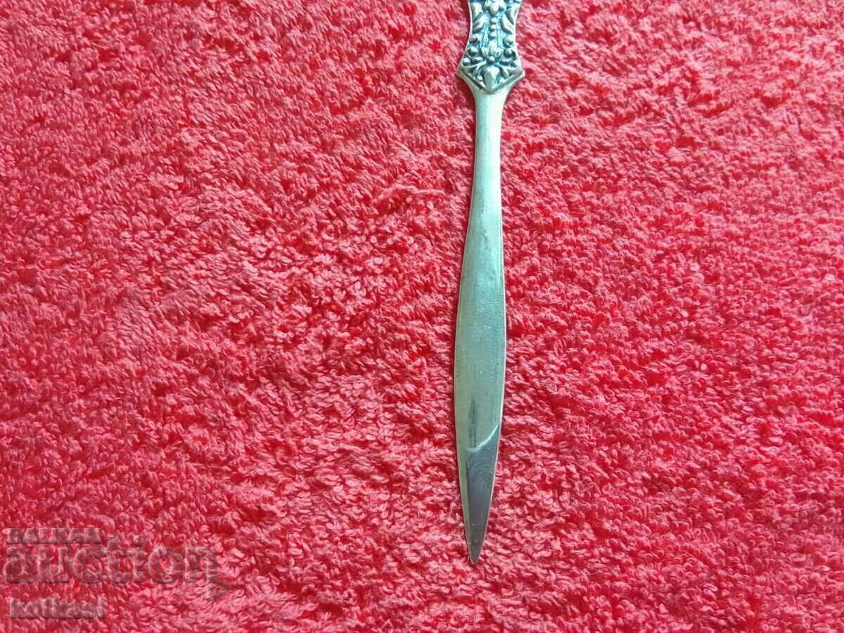 Old silver 800 proof knife for letters and envelopes - 5 Old silver 800 proof knife for letters and envelopes - 5