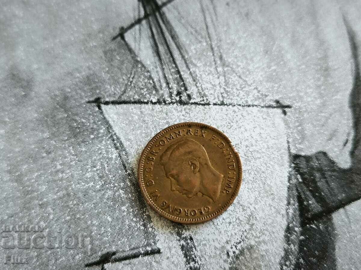 Coin - Great Britain - 1 Farthing | 1945 with price 3.85 BGN | € 1.97