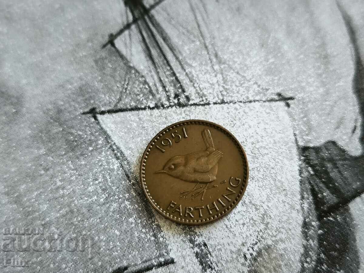 Coin - Great Britain - 1 Farthing | 1951