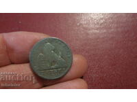 1870 2 centimes Belgium