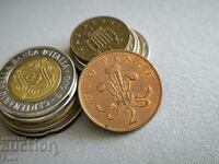 Монета - Великобритания - 2 пенса | 1989г.