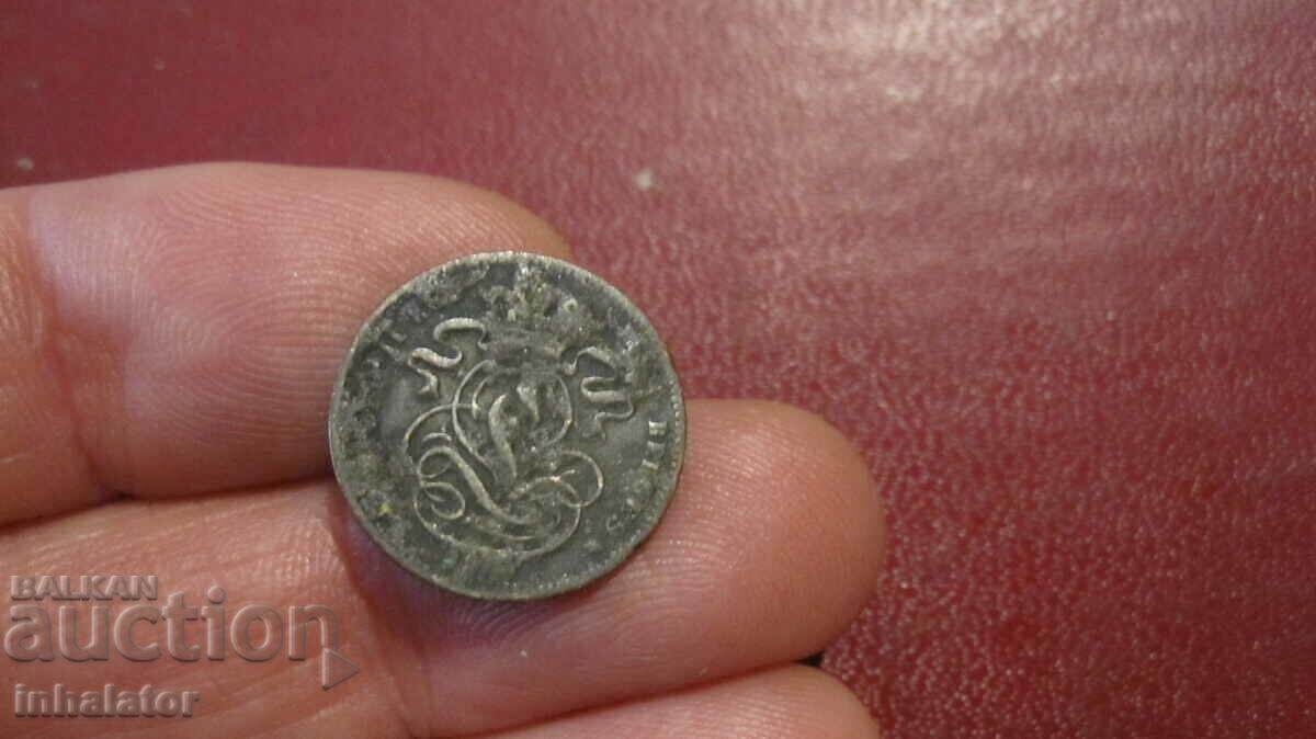 1870 1 centimu Belgia