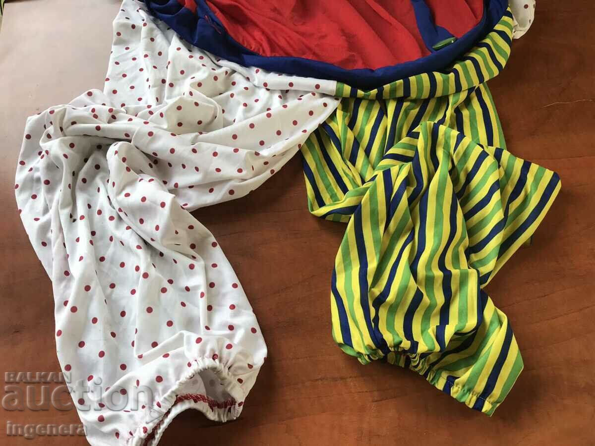 Auction OVERALLS CARNIVAL ATTRIBUTES OF JESTER CLOWN JESTER Auction OVERALLS CARNIVAL ATTRIBUTES OF JESTER CLOWN JESTER