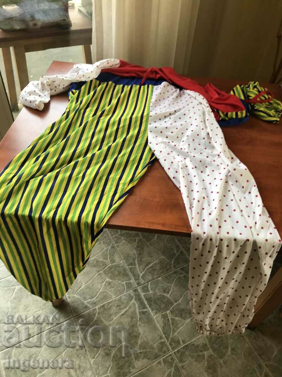 Delivery of OVERALLS CARNIVAL ATTRIBUTES OF JESTER CLOWN JESTER Delivery of OVERALLS CARNIVAL ATTRIBUTES OF JESTER CLOWN JESTER