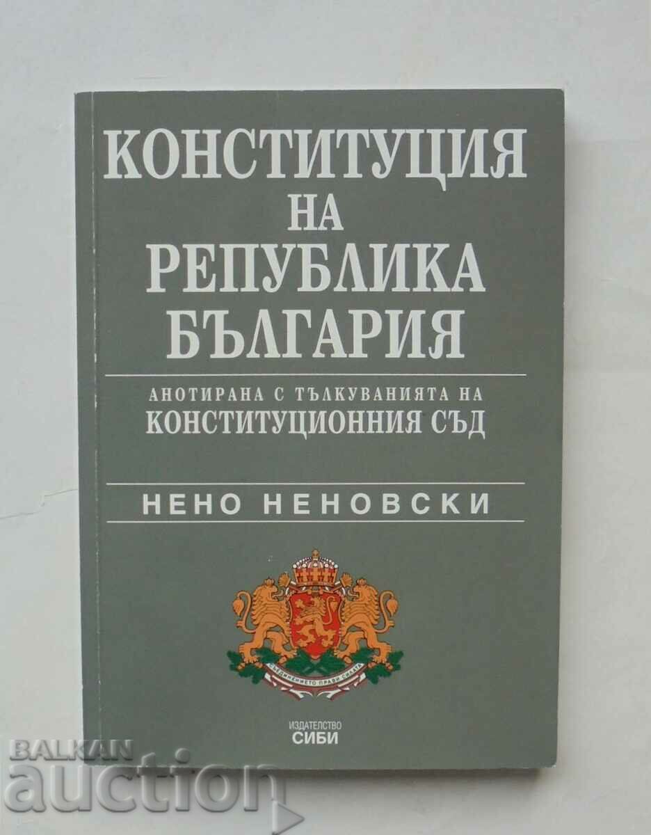 Constituția Republicii Bulgaria - Neno Nenovski 2001
