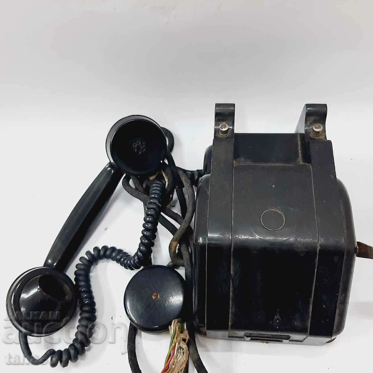 Auction Bakelite telephone Belogradchik TM 30 1967 with crank(7.4) Auction Bakelite telephone Belogradchik TM 30 1967 with crank(7.4)