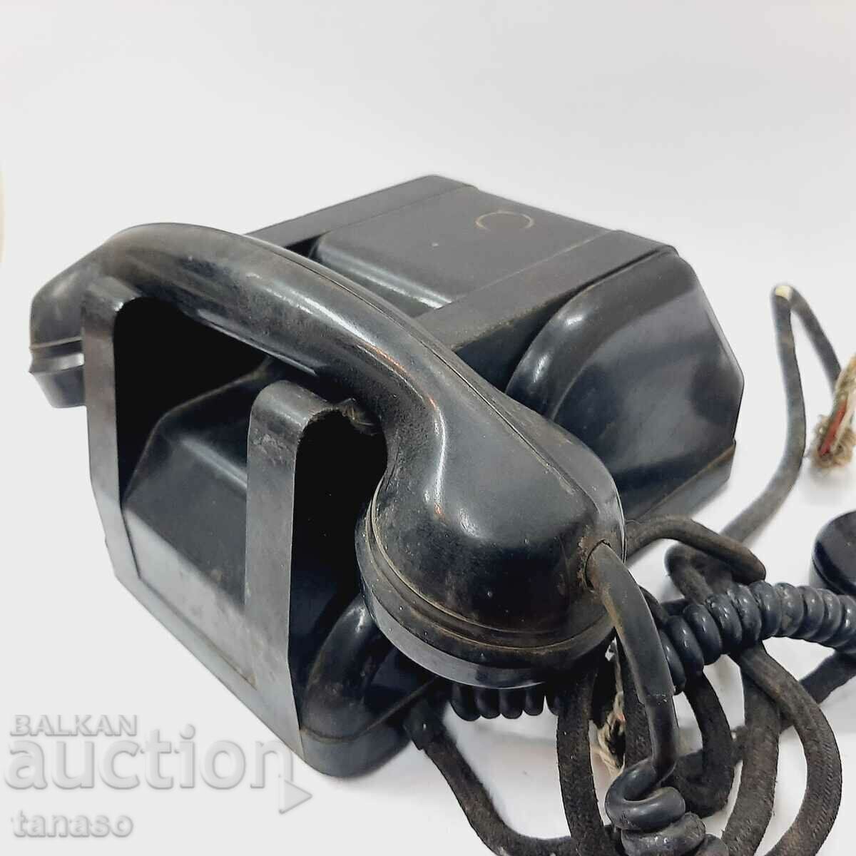 Bakelite telephone Belogradchik TM 30 1967 with crank(7.4) - 6 Bakelite telephone Belogradchik TM 30 1967 with crank(7.4) - 6
