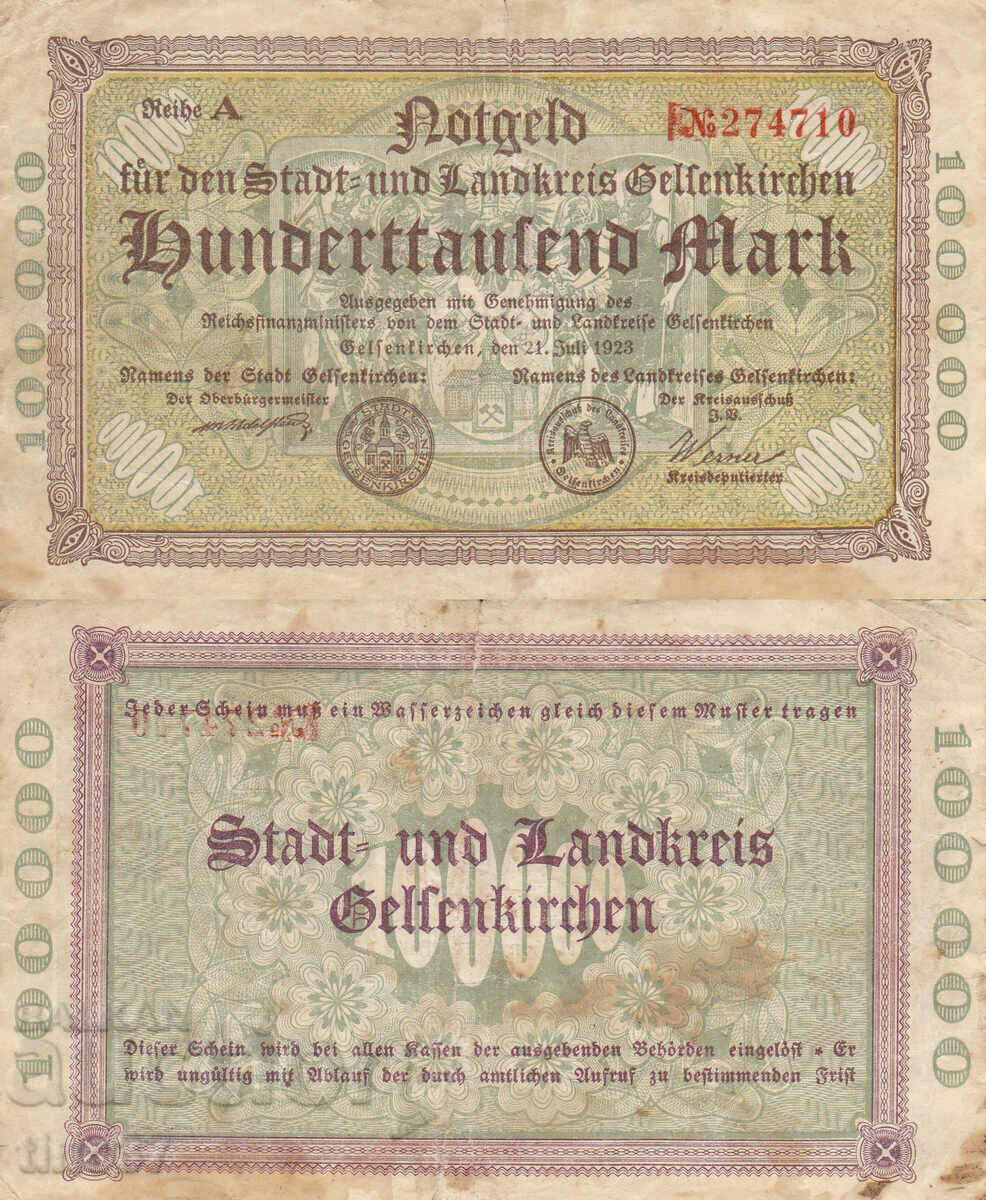 tino37- GERMANIA - 100000 MARCI -1923