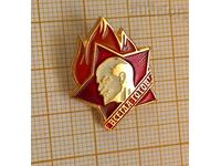 Lenin badge always ready