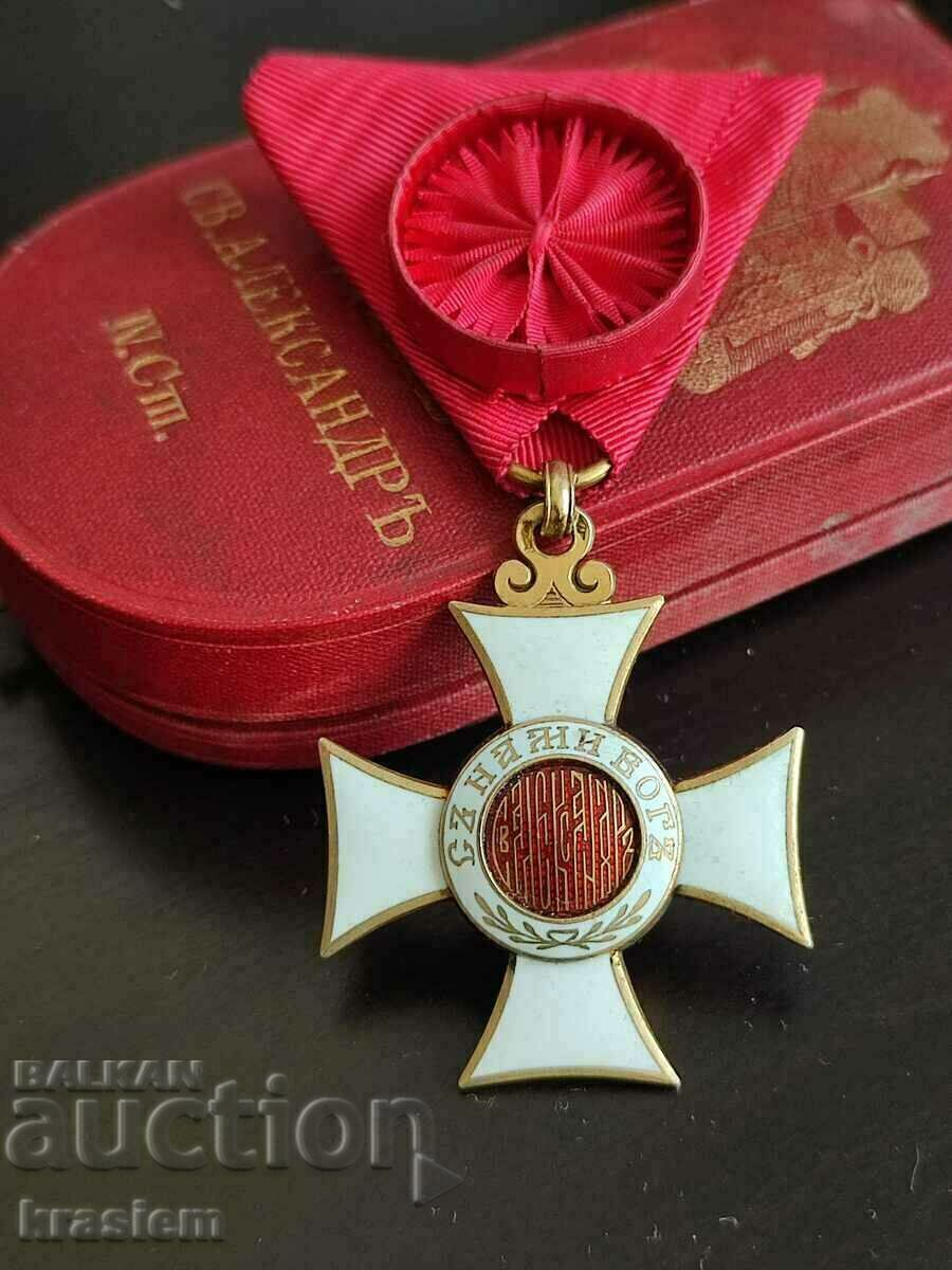СУПЕР рядък Княжески Орден Св.Александър 4 ст Rothe&Neffe
