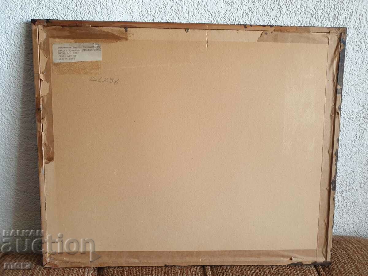 Delivery of Old author's watercolor - dated 1945