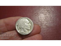 5 Centi SUA - Bizon - Cap de Indian 1913 - 38 de ani