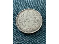 1 crown 1913 Austria silver