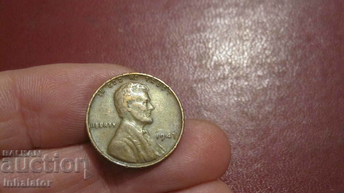 1947 1 cent SUA