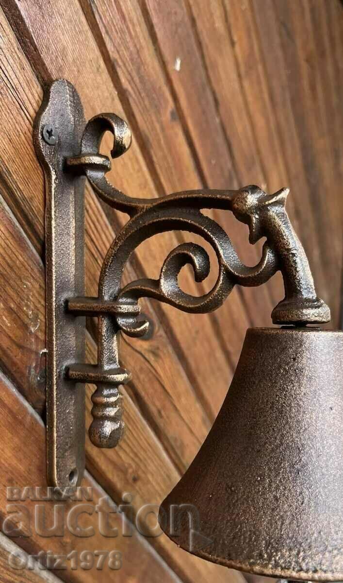 Cast Iron Bell "Jewellery" - Beautiful loud ringing! - 5
