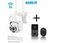 Sonerie video wireless - A1410 + Cameră wireless Dome 2110