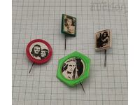 GOYKO MITIĆ PIERRE BRICE INSIGNE LOT 4 BUCĂȚI 196..g