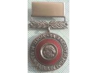 15109 Badge - For services to the youth and DKMS - bronze enamel