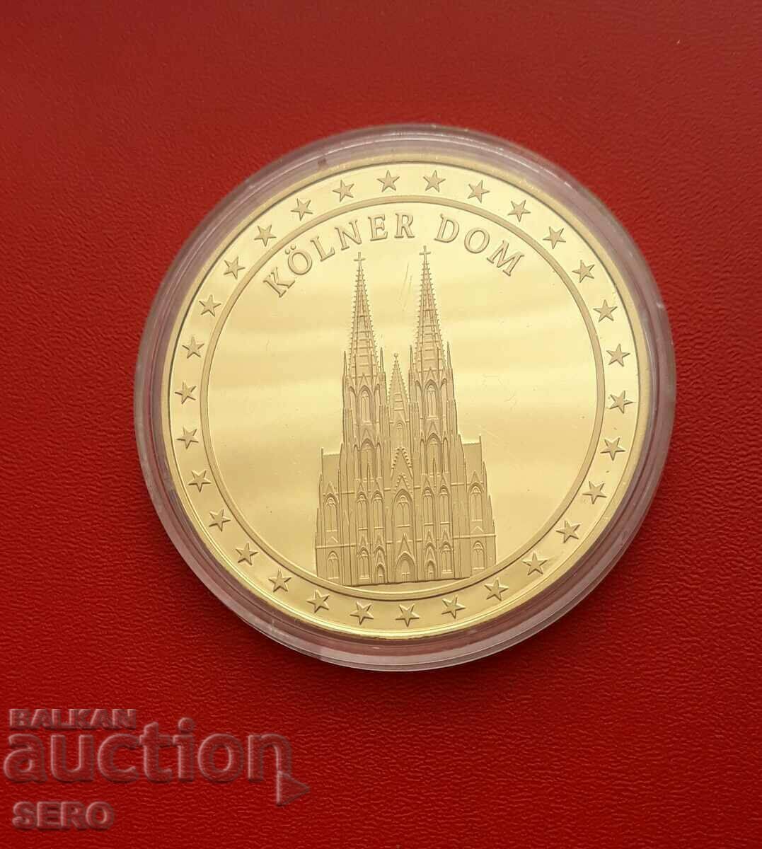 Γερμανία-μετάλλιο-Ενωμένη Γερμανία-Καθεδρικός Ναός Κολωνίας