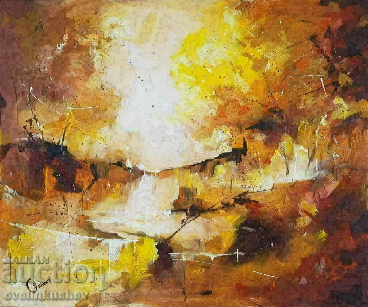 Auction Oil painting "Quiet water" Georgi Yordanov Auction Oil painting "Quiet water" Georgi Yordanov