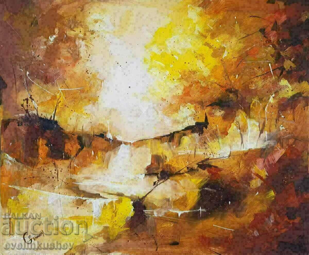 Oil painting "Quiet water" Georgi Yordanov Oil painting "Quiet water" Georgi Yordanov