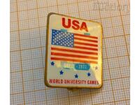 Badge University Games in Sofia 1977 - USA