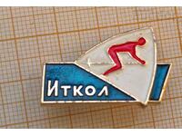 Badge Soviet winter ski sports Itkol