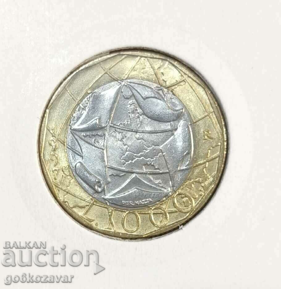 Ιταλία 1000 λιρέτες 1997 UNC