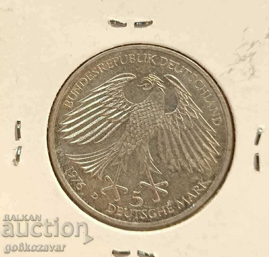 Germany 5 stamps Silver 1976 UNC with price 27.90 BGN | € 14.27 Germany 5 stamps Silver 1976 UNC with price 27.90 BGN | € 14.27